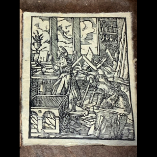 Le Menuisier - Gravure sur bois Jost Amman (1568) | L'Atelier du PIB
