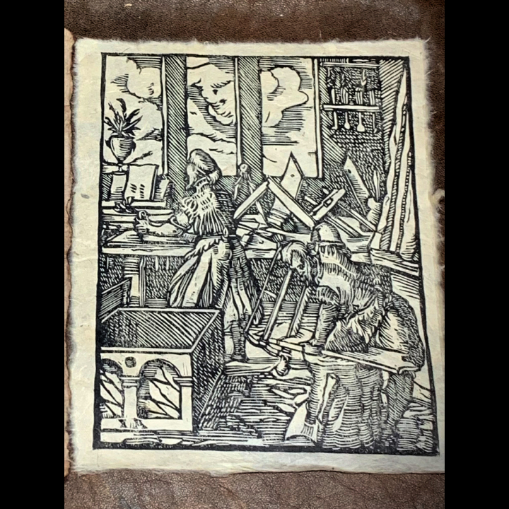 Le Menuisier - Gravure sur bois Jost Amman (1568) | L'Atelier du PIB