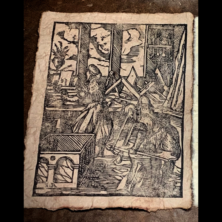 Le Menuisier - Gravure sur bois Jost Amman (1568) | L'Atelier du PIB