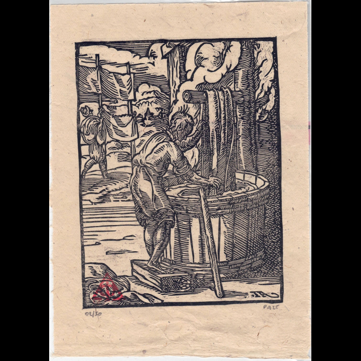 Pack 3 Gravures Métiers du Textile - Estampes Artisanales Jost Amman