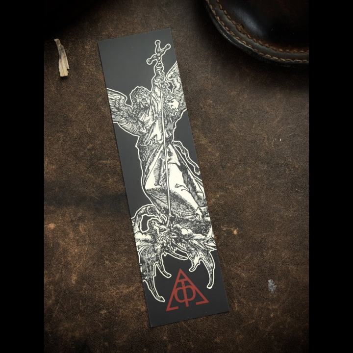 Saint Michel - Signet de Lecture - Gravure d'après Dürer