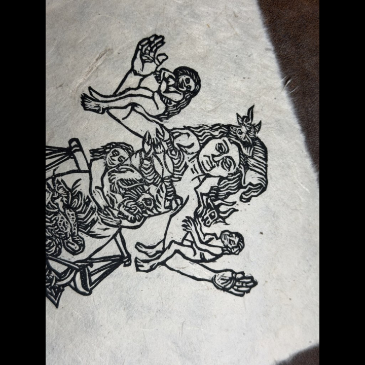 Détail de l'homme zodiacal 2