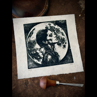 Larme de lune, papier lokta