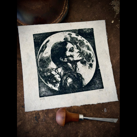 Larme de lune, papier lokta