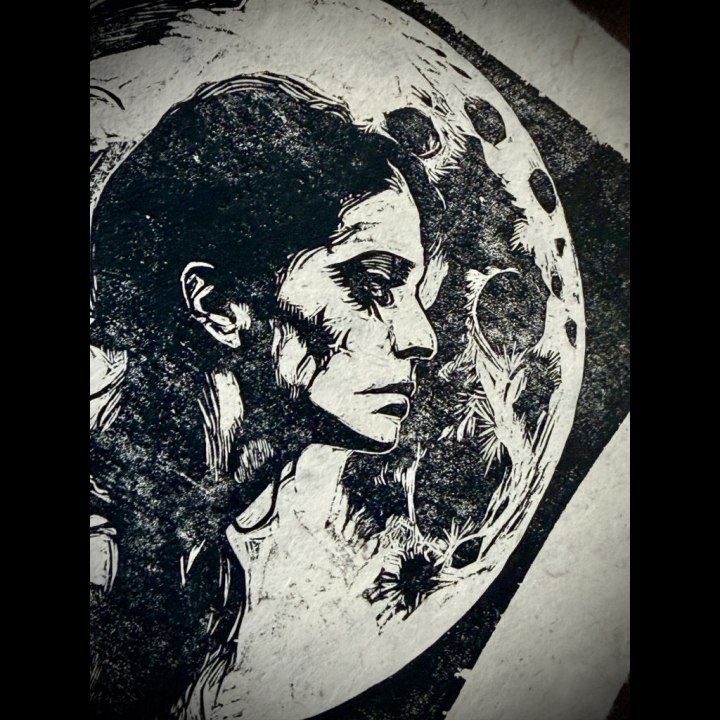 Larme de lune, papier lokta
