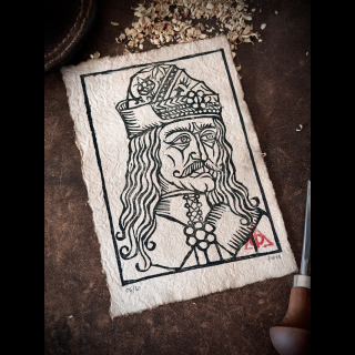Vlad III Dracula Papier Vieilli