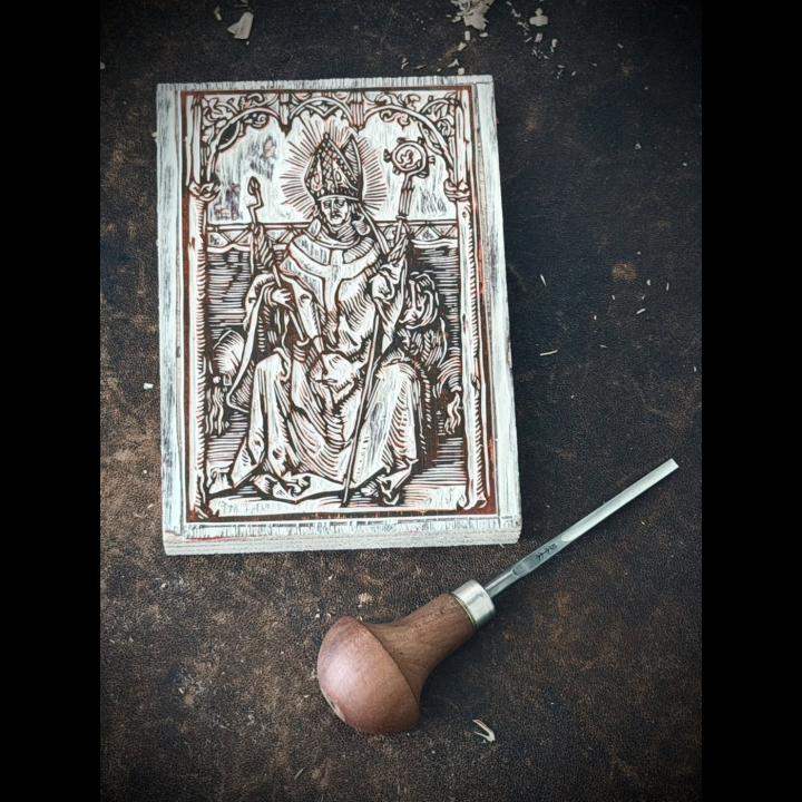 Bois gravé de st Erasme, ceci n'est pas à vendre