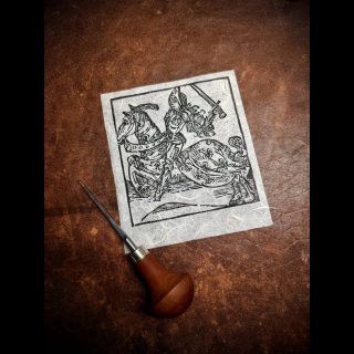 Gravure Jeanne d'Arc - Le Champion des Dames (1485) | L'Atelier du Pib