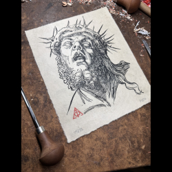 Christ de Douleurs - d'après l'esquisse de Albrecht Dürer