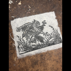 Le Griffon, estampe d'après Jost Amman