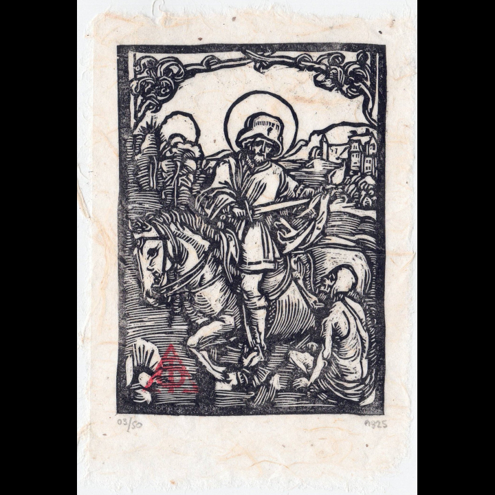 Estampes de Saint Martin, tirée du Salus Animae