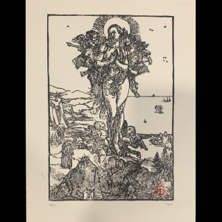 L’Extase de Marie-Madeleine d'après Albrecht Dürer