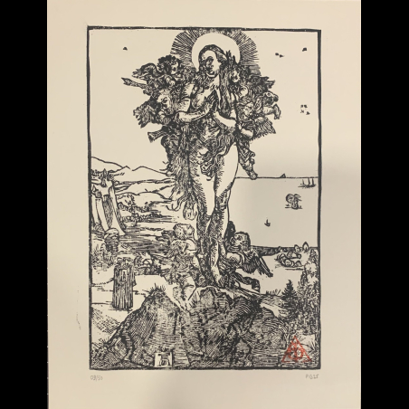 L’Extase de Marie-Madeleine d'après Albrecht Dürer