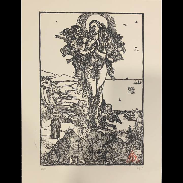 L’Extase de Marie-Madeleine d'après Albrecht Dürer
