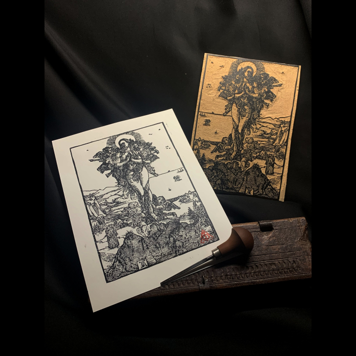 L’Extase de Marie-Madeleine d'après Albrecht Dürer