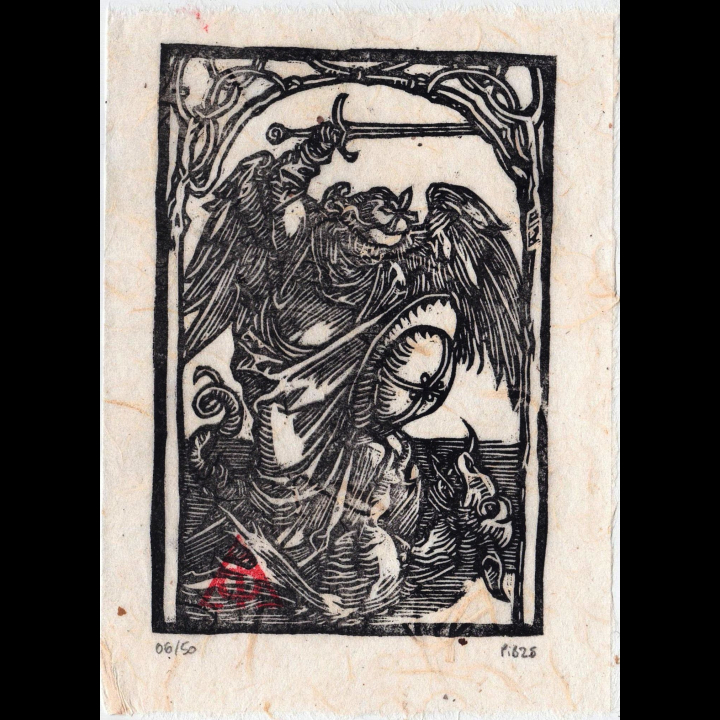 Estampes de Saint Michel, tirée du Salus Animae