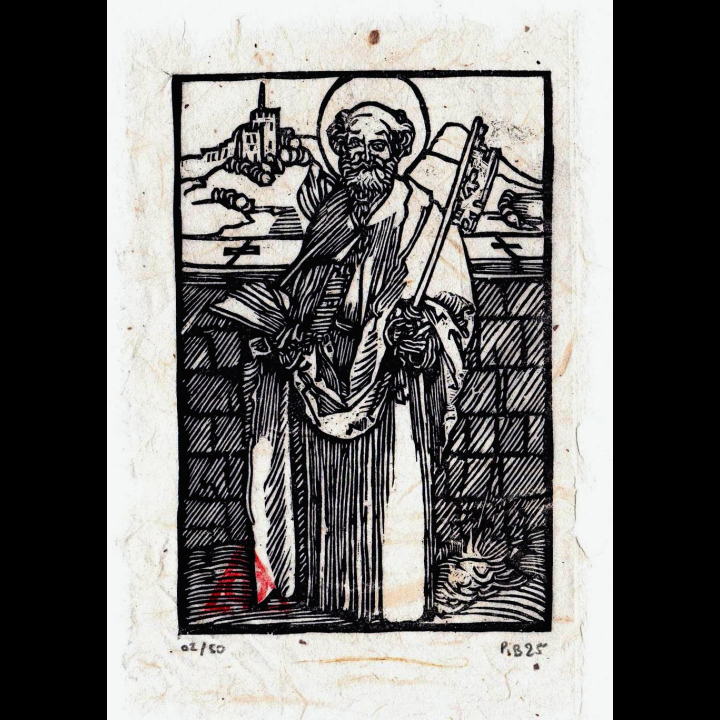 Estampes de Saint Pierre, tirée du Salus Animae